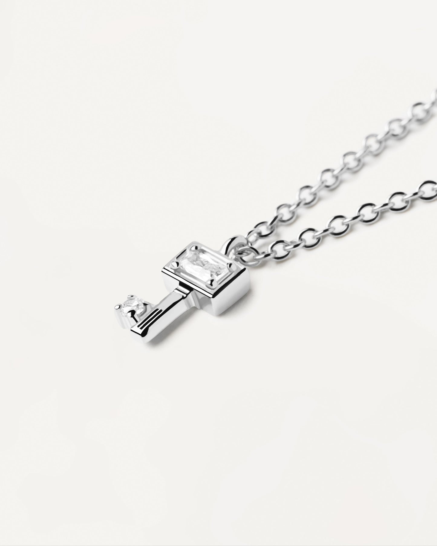 Key Silver Necklace