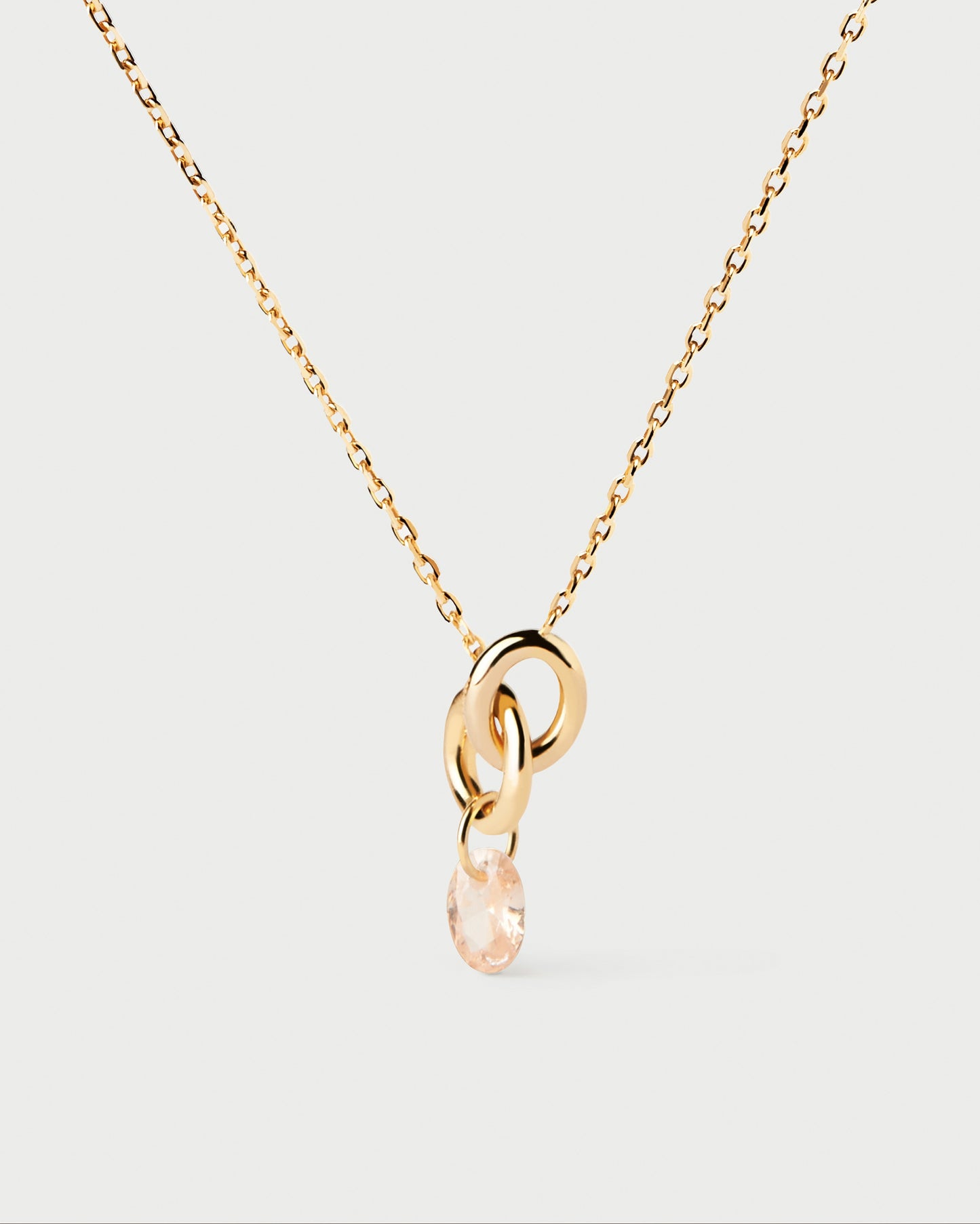 Peach Lily necklace