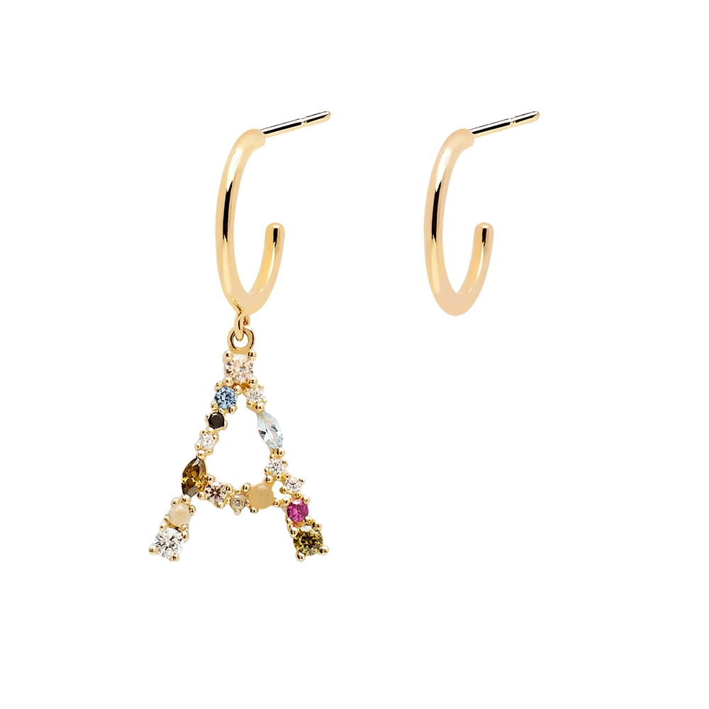 Letter A Earrings 2019