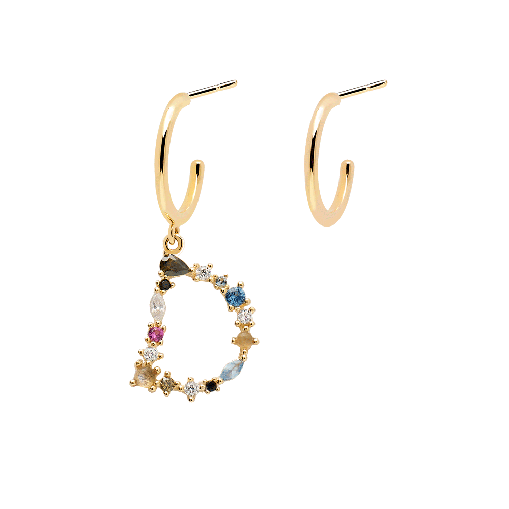 Letter D Earrings 2019