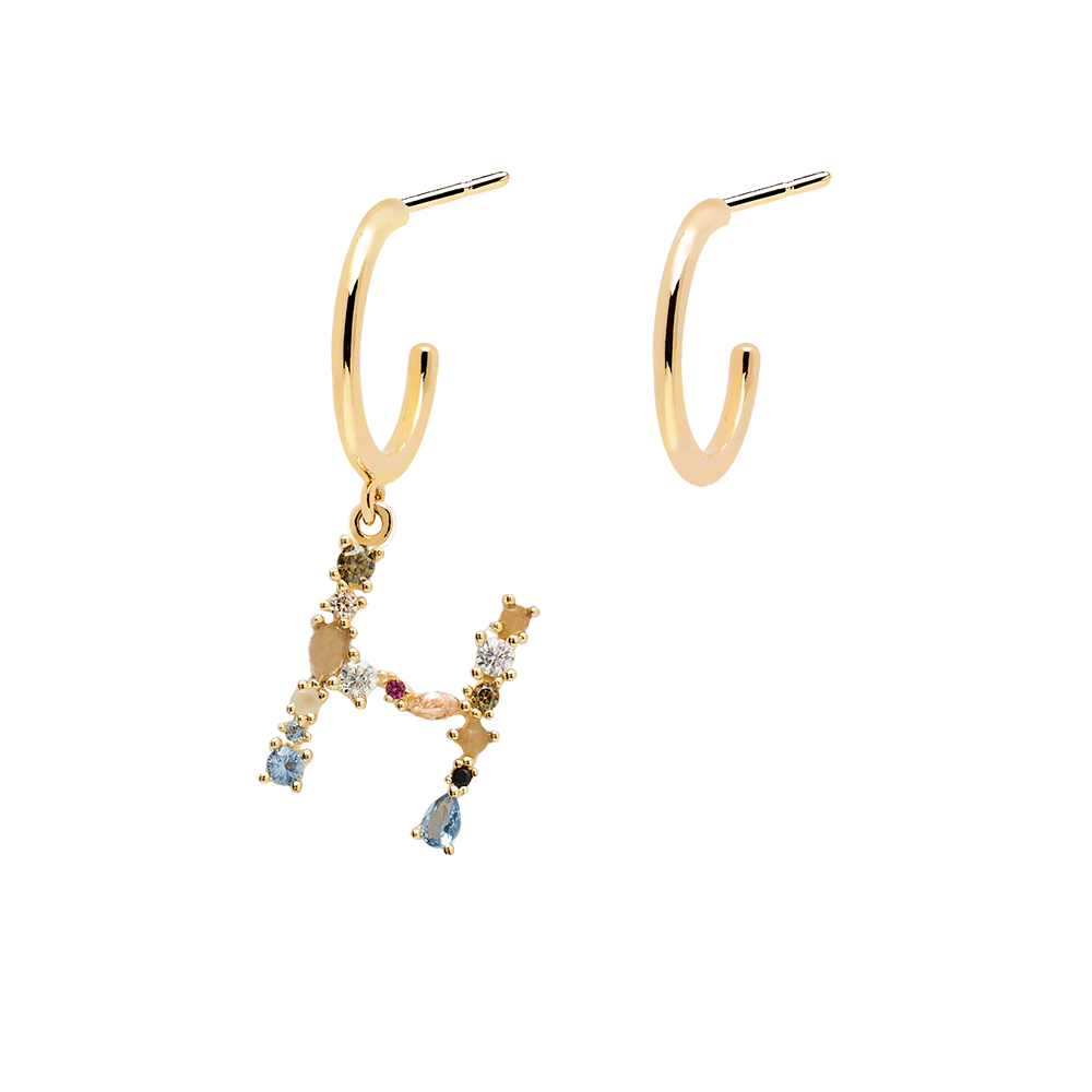 Letter H Earrings 2019