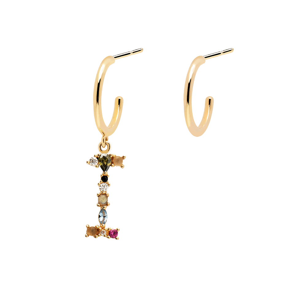 Letter I Earrings 2019