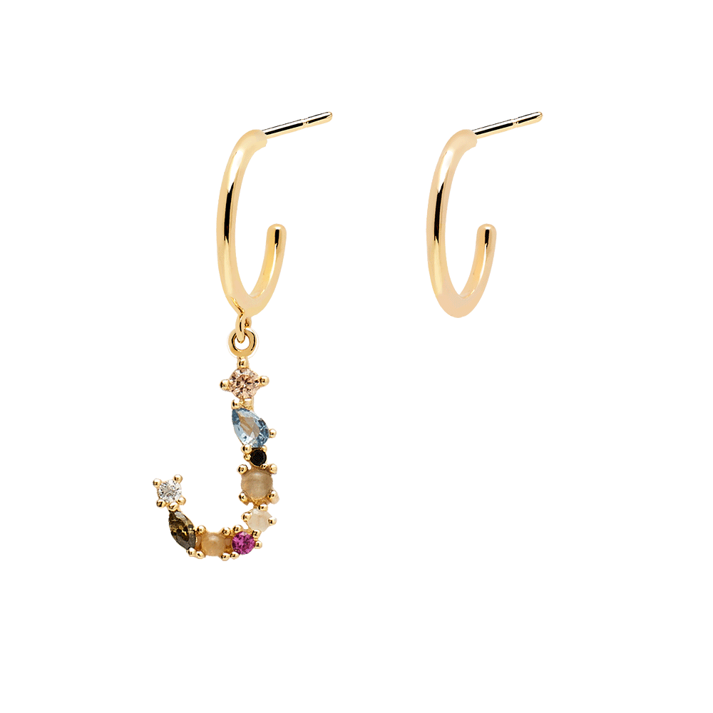 Letter J Earrings 2019