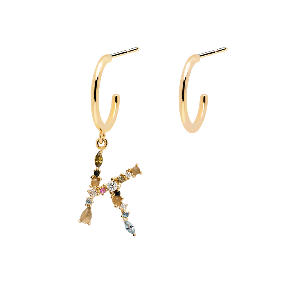 Letter K Earrings 2019