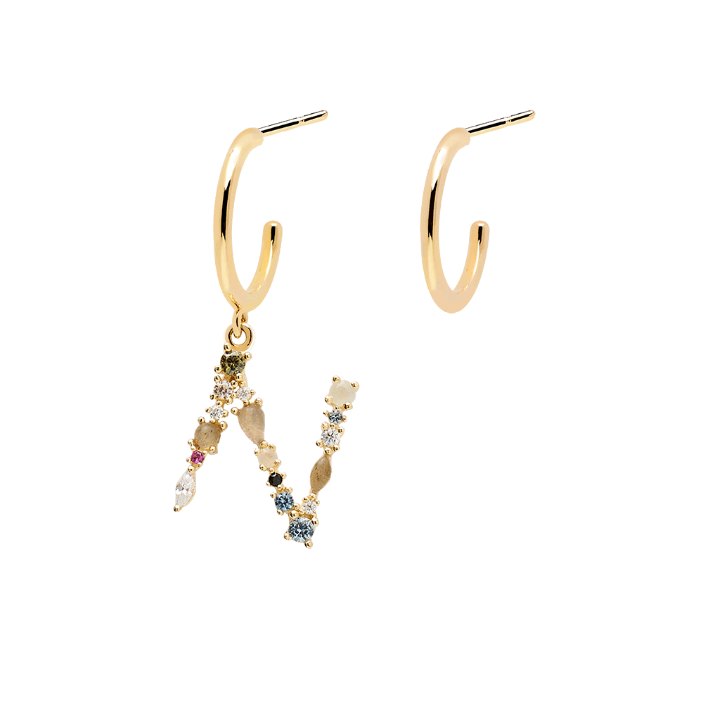 Letter N Earrings 2019