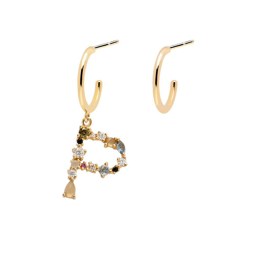 Letter P Earrings 2019