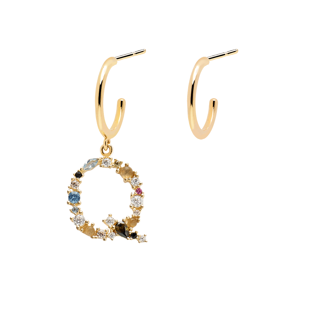 Letter Q Earrings 2019