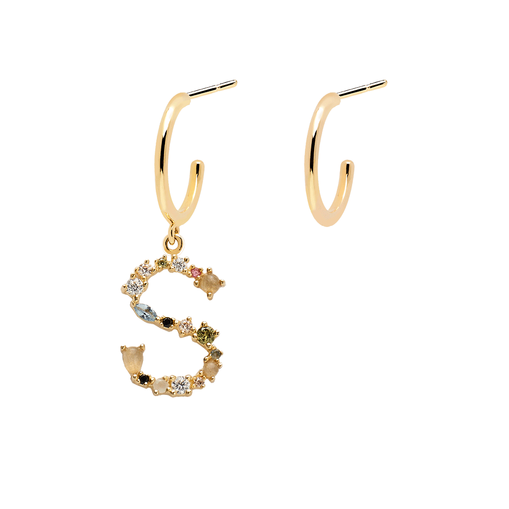 Letter S Earrings 2019