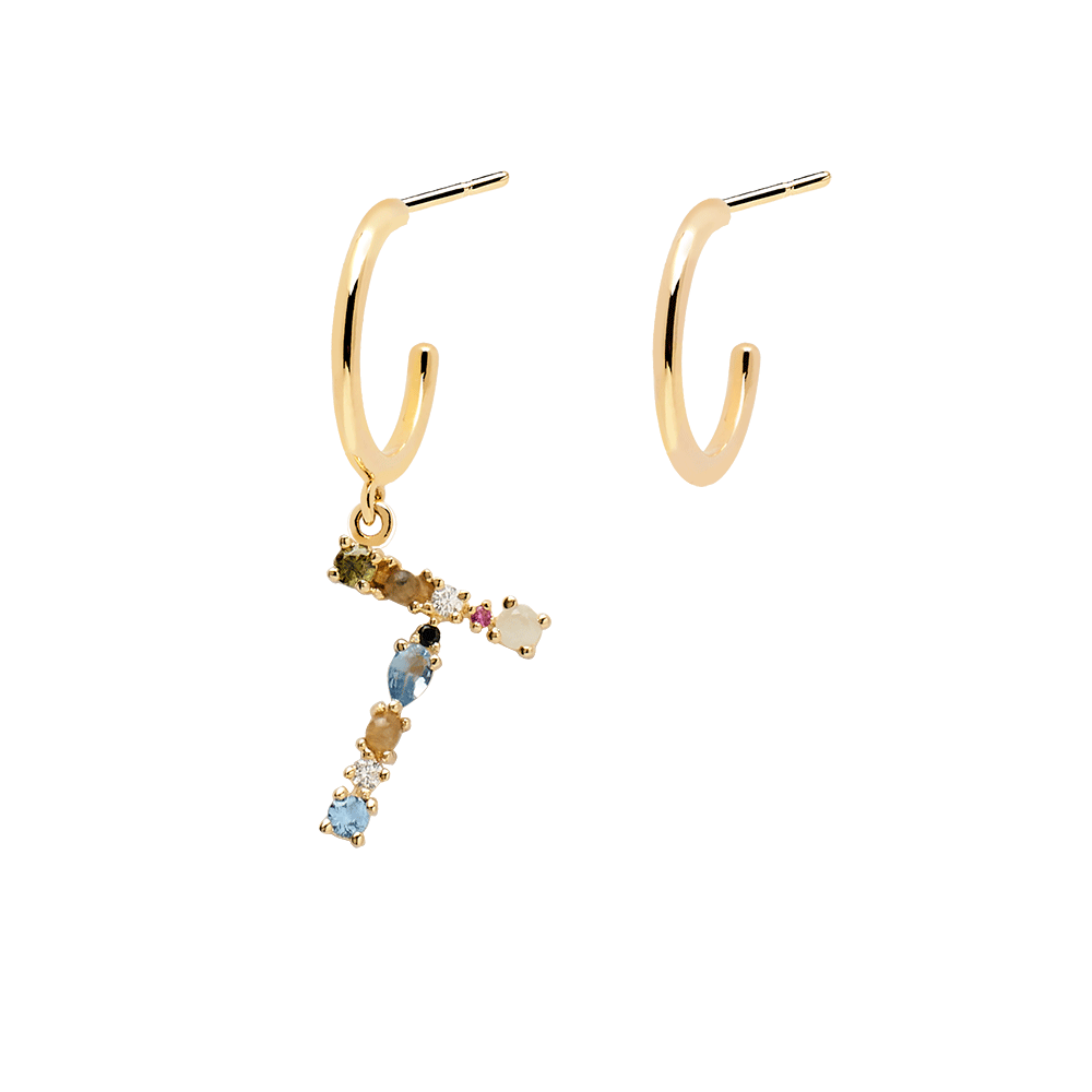 Letter T Earrings 2019