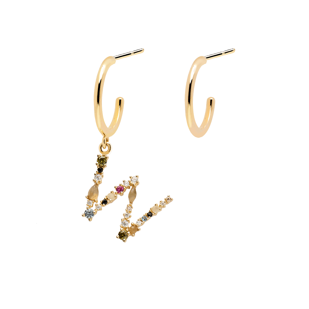 Letter W Earrings 2019