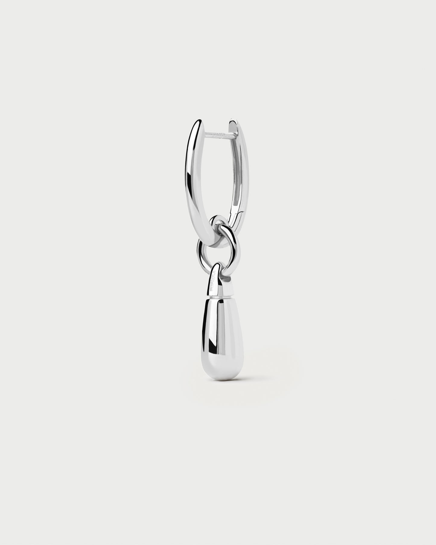 Jupiter Silver Single Hoop