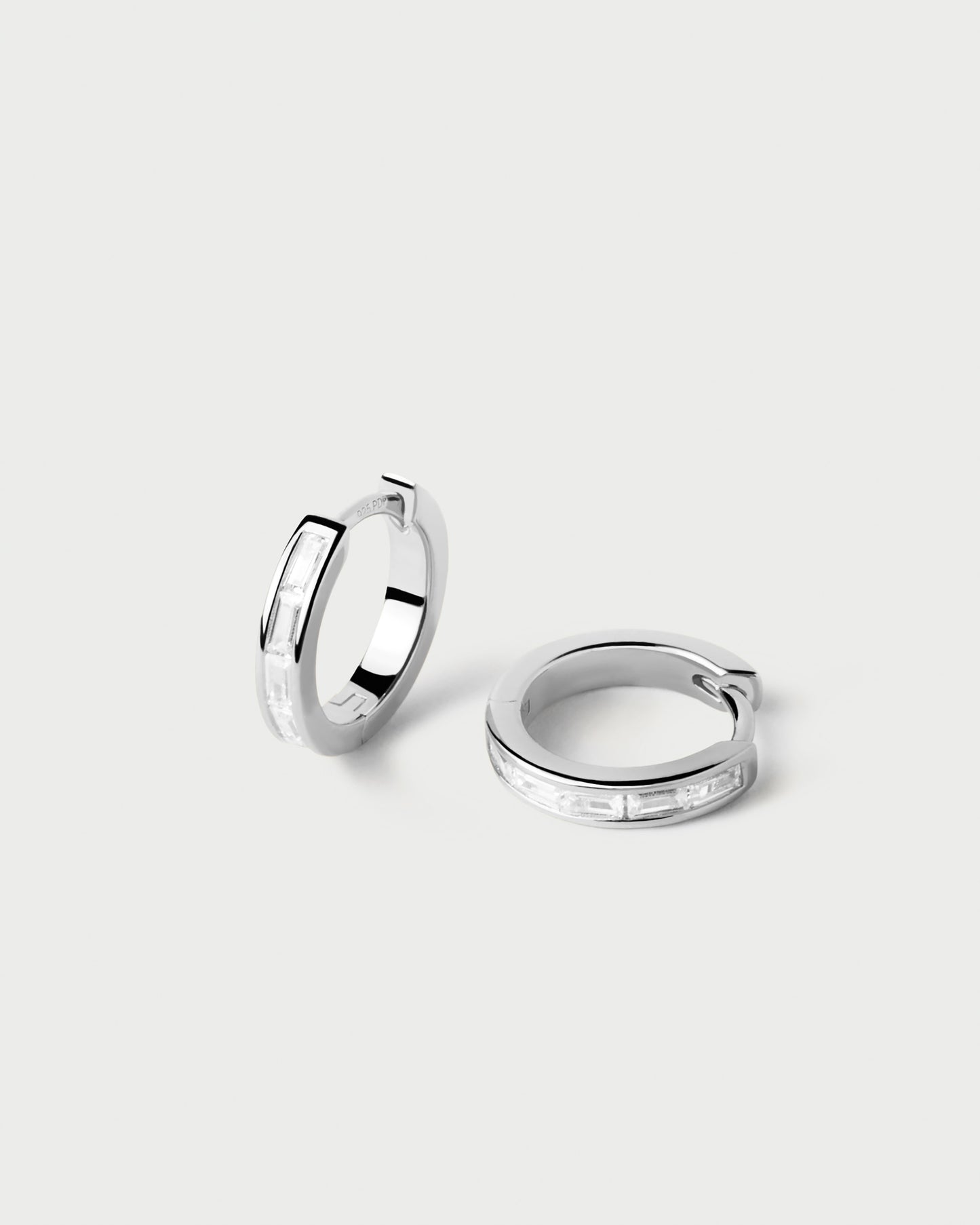 Viena Silver Hoops