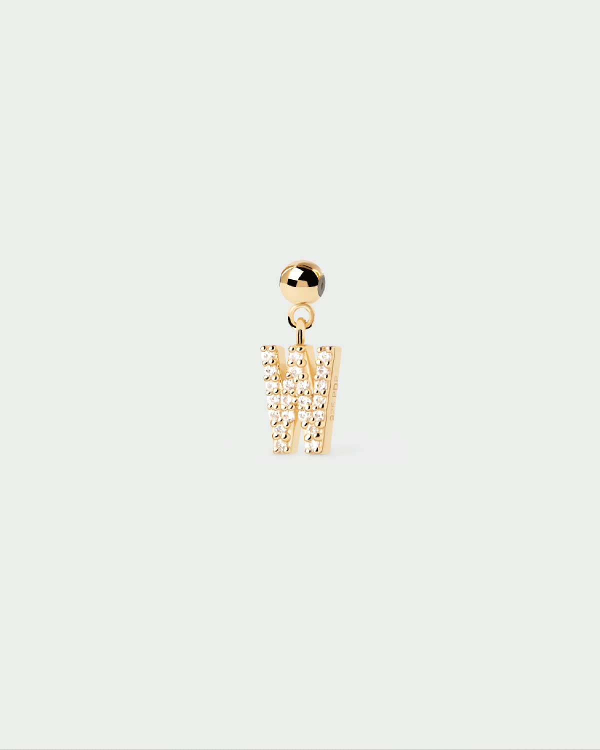 Letter W Charm