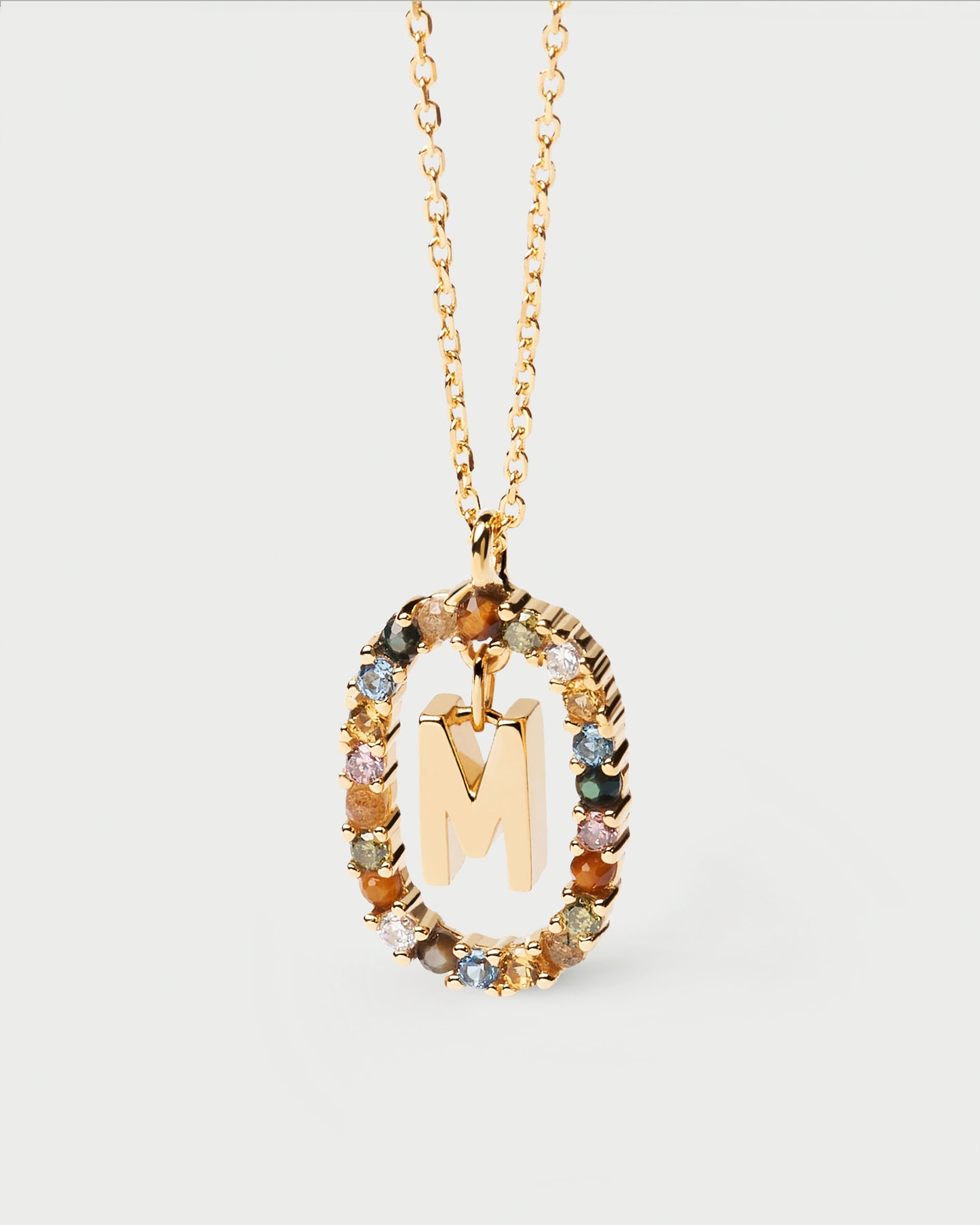 Letter M Necklace