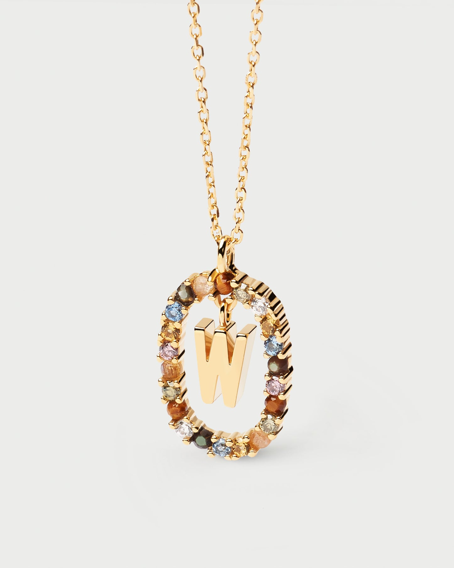 Letter W Necklace