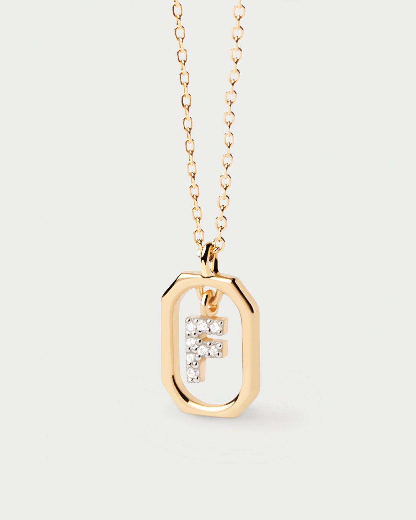 Mini Letter F Necklace