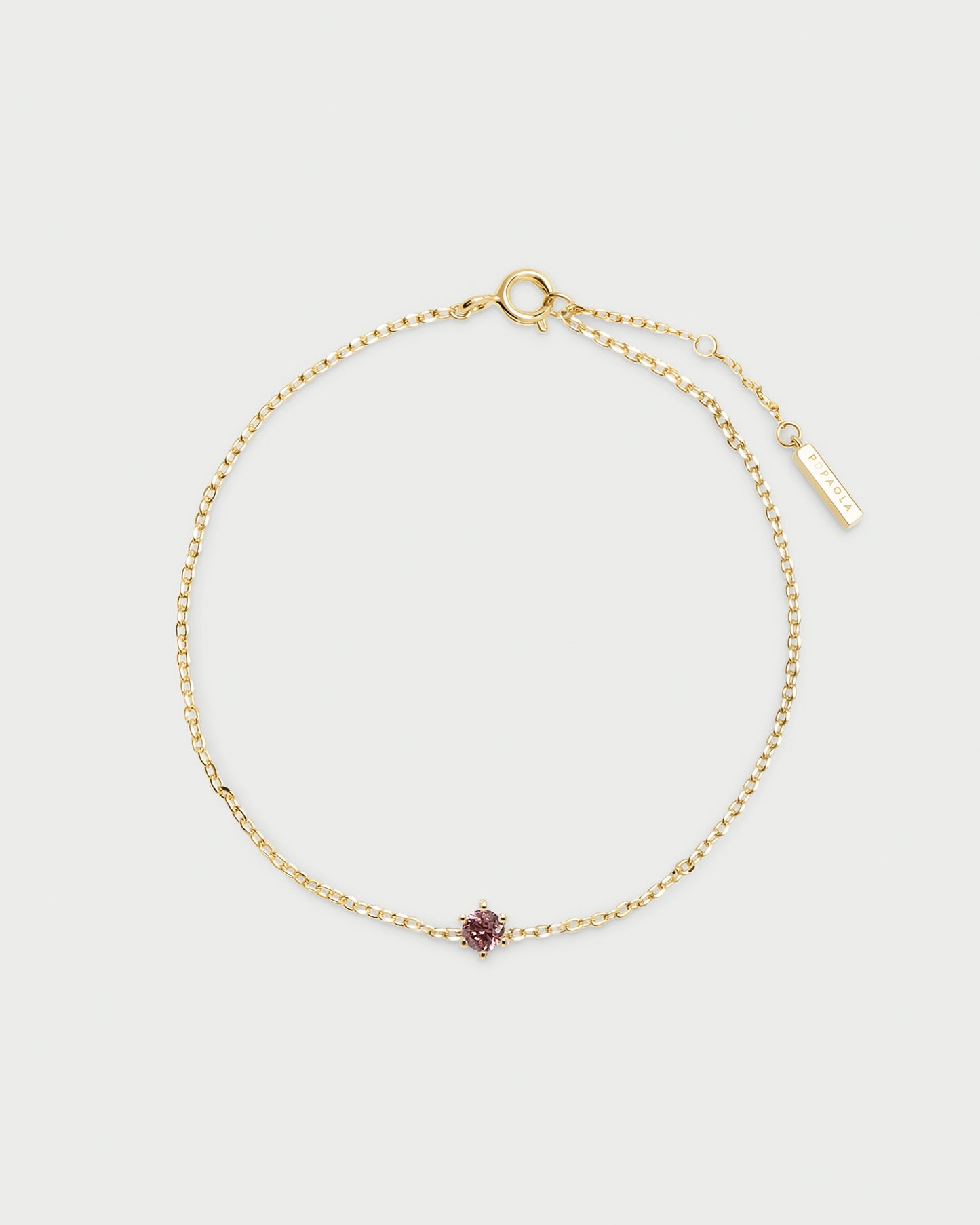 Lavender Solitary Bracelet