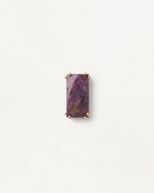 Maiko Charoite Single Earring