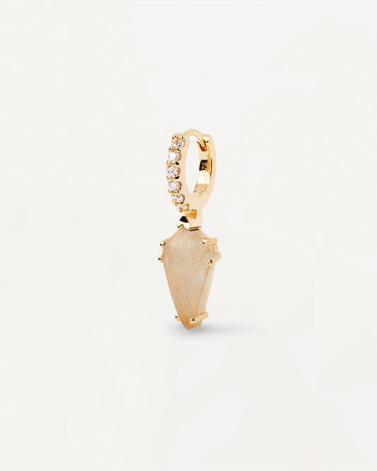 Naoki Rutilated Quartz Single Earring