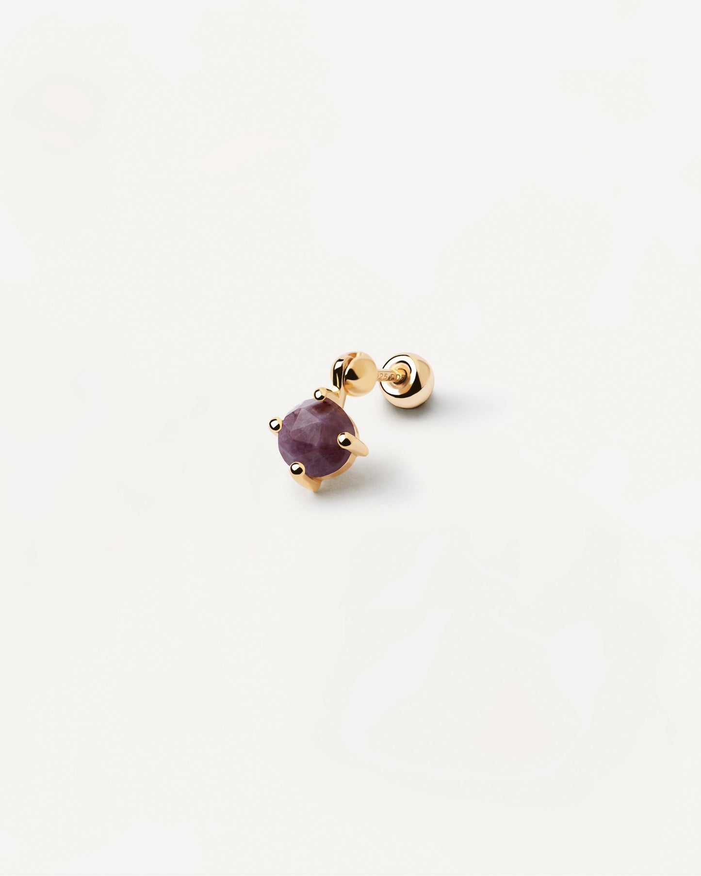 Kimi Charoite Single Earring