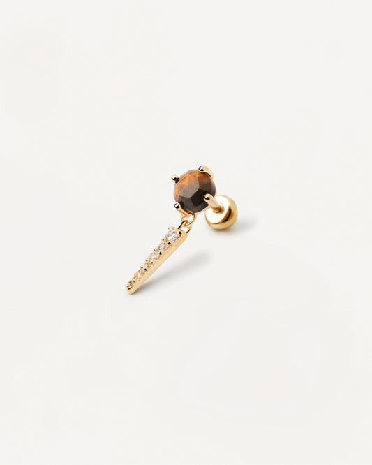 Yoki Tiger Eye Single Earring