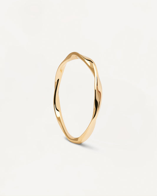 Gold Spiral Ring