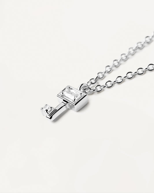 Key Silver Necklace