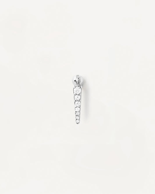 Vero Single Silver Earring