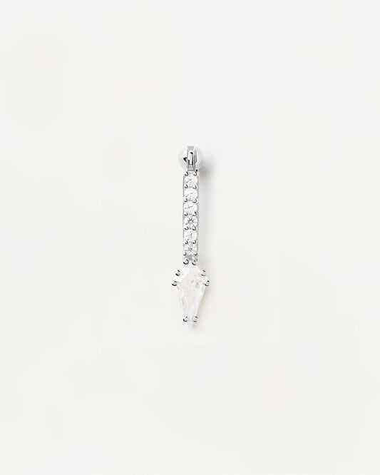 Super Vero Single Silver Earring