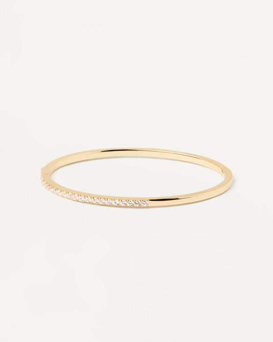 Diamond and Gold April Bangle