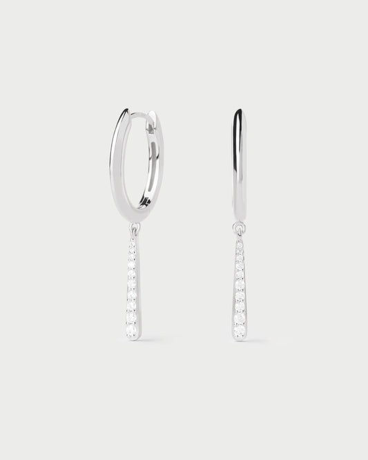 Olga mini silver hoops