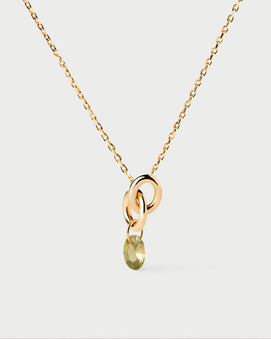 Green Lily necklace