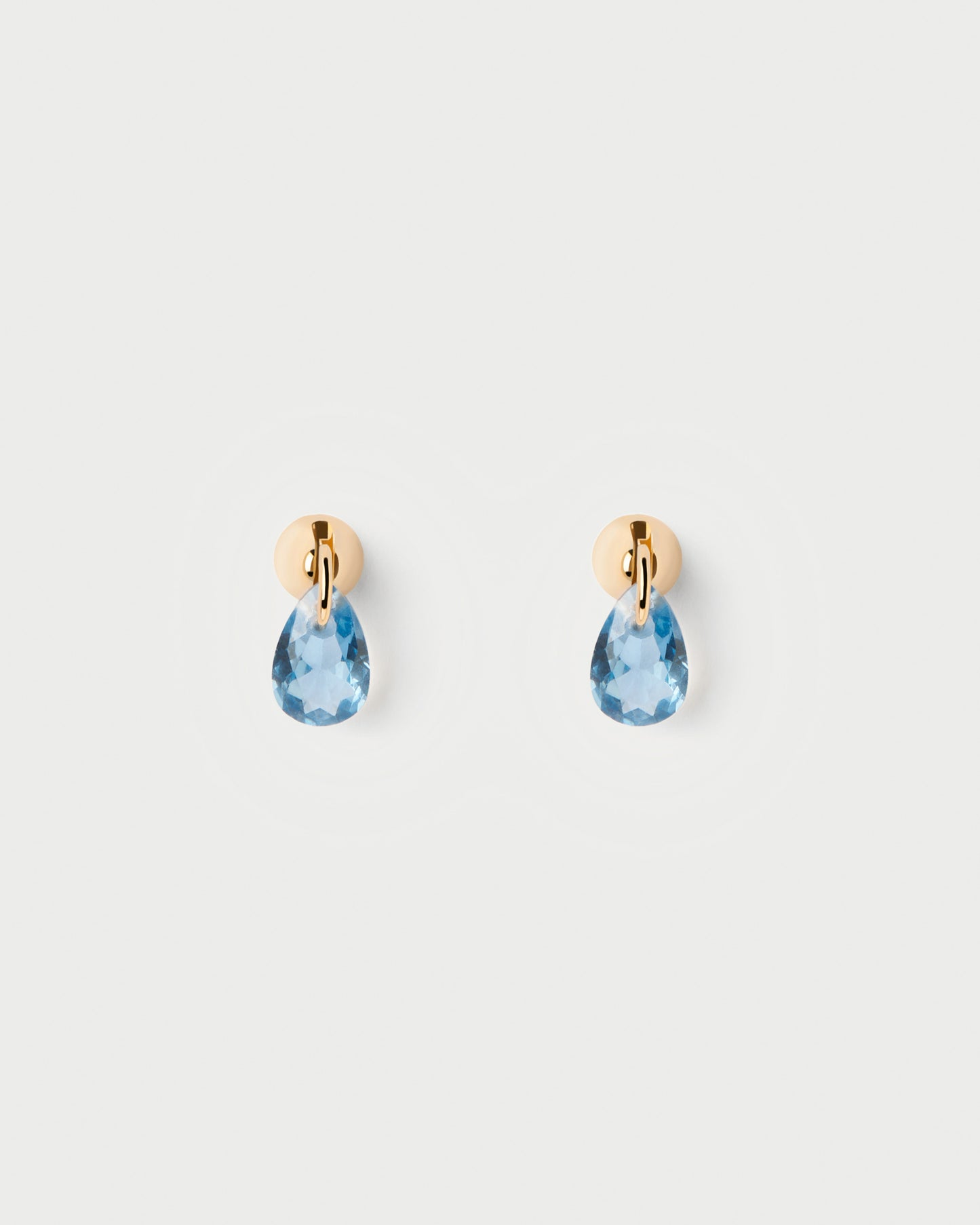 Blue Lily single earring