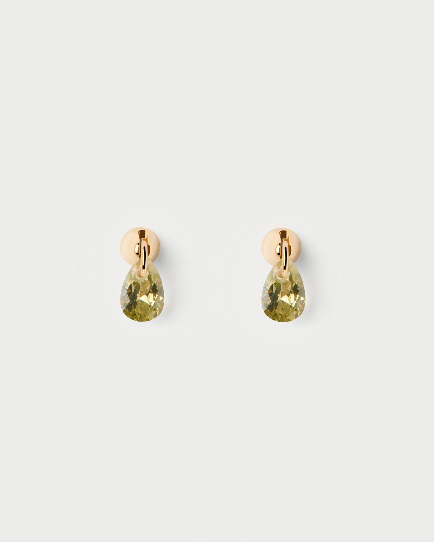 Green Lily single earring