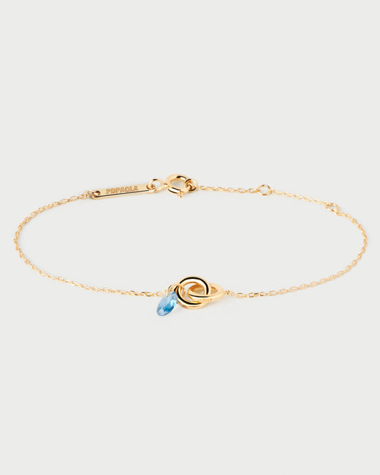 Blue Lily Bracelet
