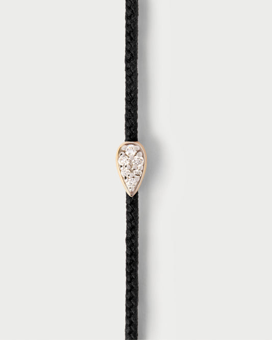 Isa Diamond cord bracelet