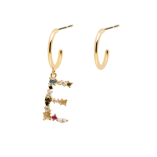Letter E Earrings 2019