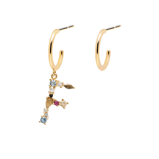 Letter F Earrings 2019