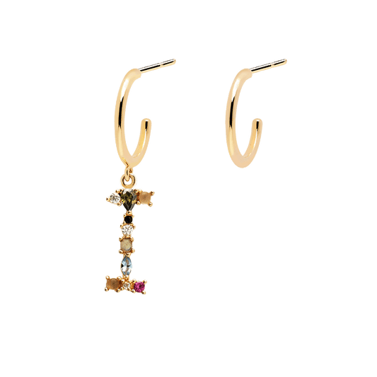 Letter I Earrings 2019