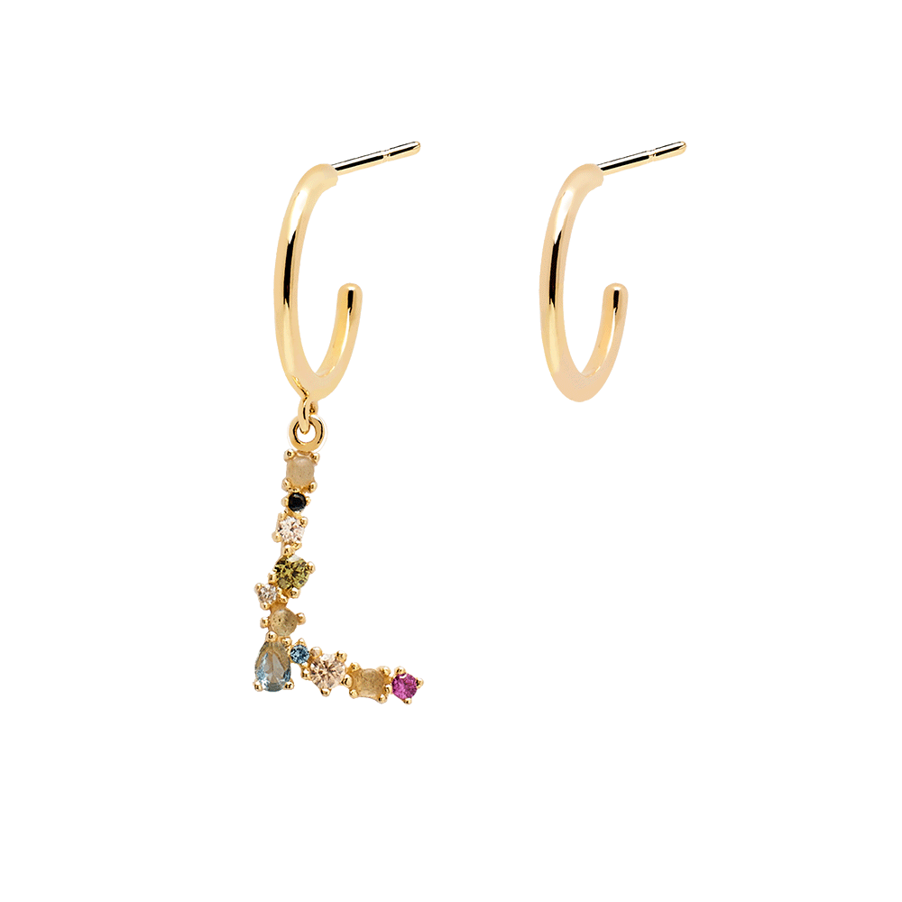 Letter L Earrings 2019