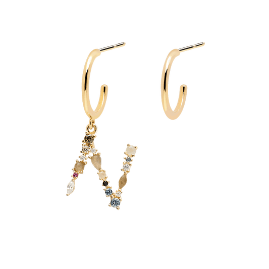 Letter N Earrings 2019
