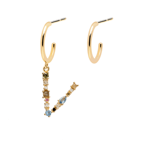 Letter Earrings