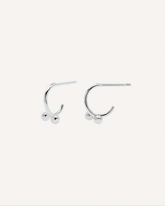 Aura Silver Earrings