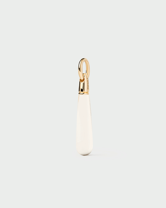 Rock crystal large Drop pendant