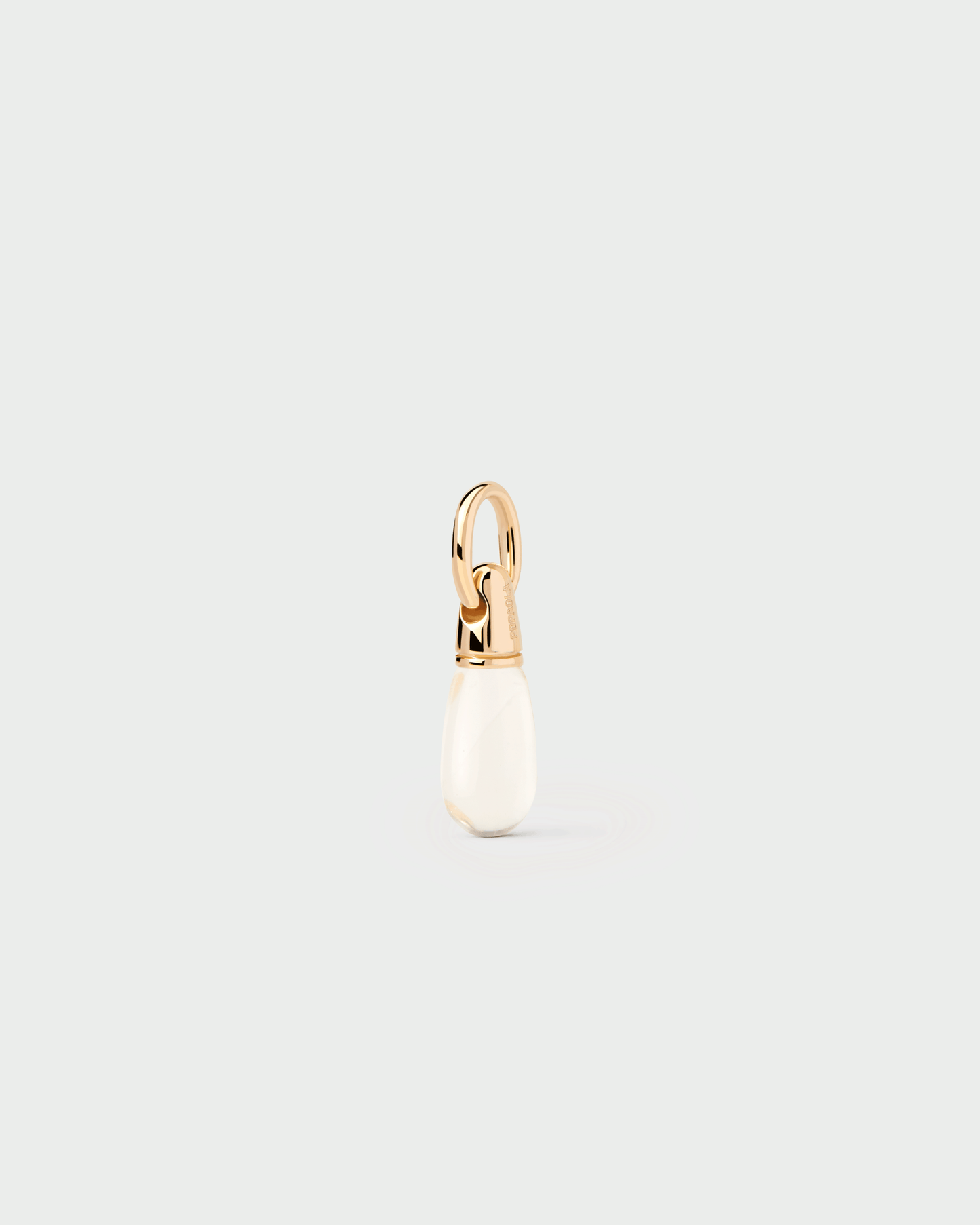 Rock crystal Drop pendant