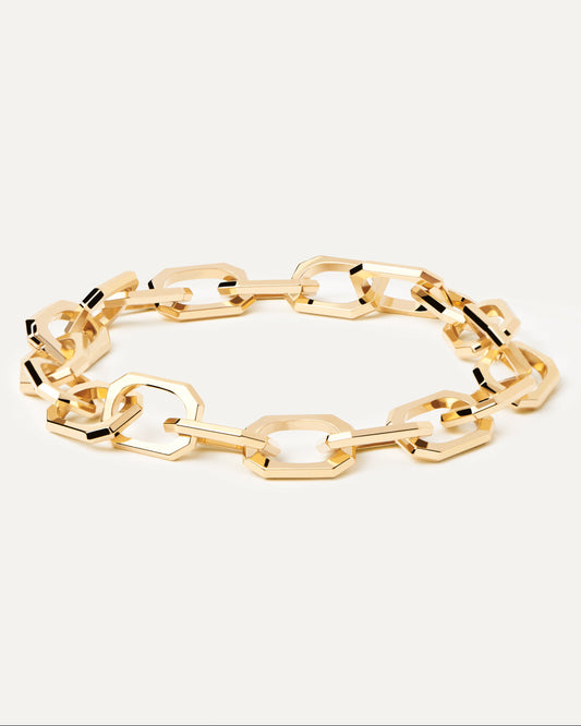 Small Signature Chain Bracelet