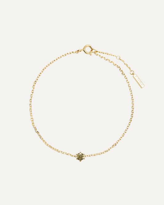 Olive Solitary Bracelet