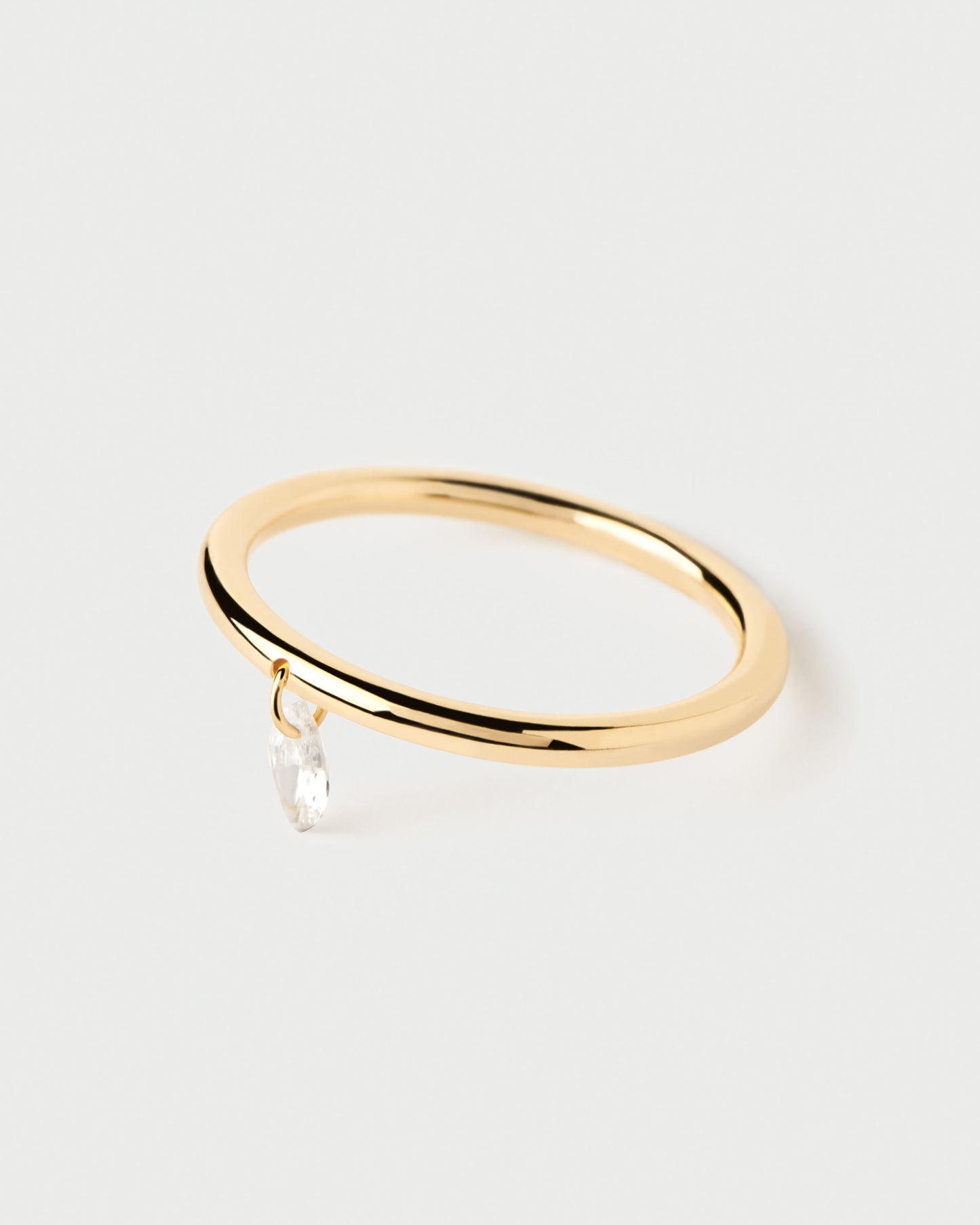 Rain Solitary Ring