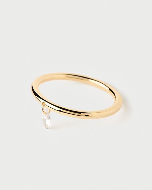 Rain Solitary Ring