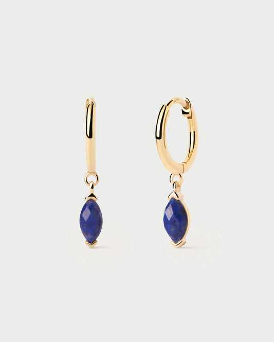 Lapis Lazuli Nomad Hoops